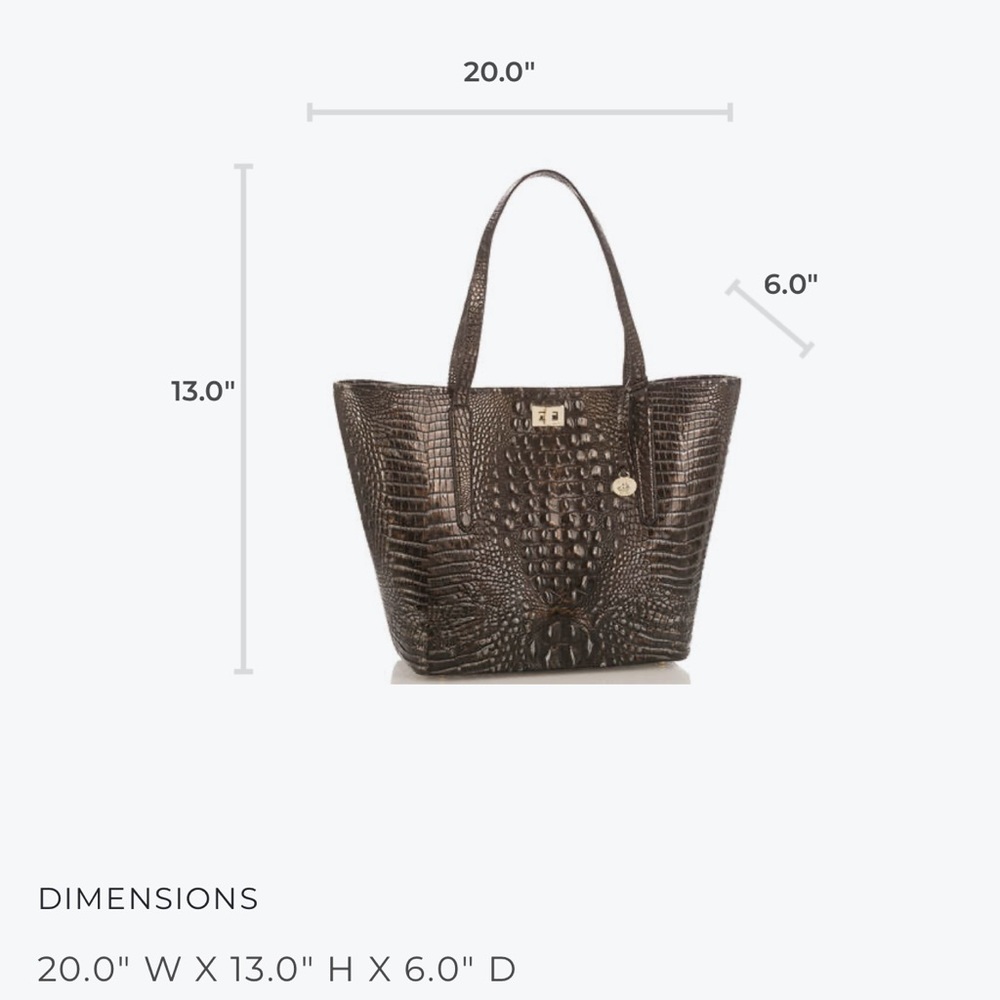 HOST pick🎉🥳💯AUTHENTIC!!!!Brahmin Annika Ironwood Melbourne - Picture 5 of 5